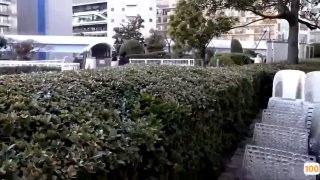 嫩妹深夜睡不着，找小男友到女厕激烈啪啪啪！打扫阿姨不会进来吧？